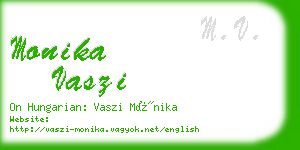 monika vaszi business card